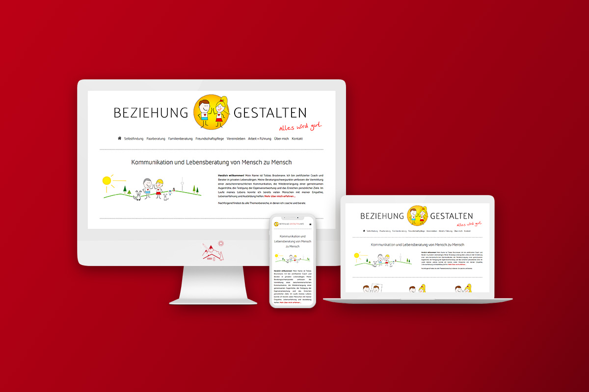 Webdesign der Online Marketing Agentur für Liechtenstein