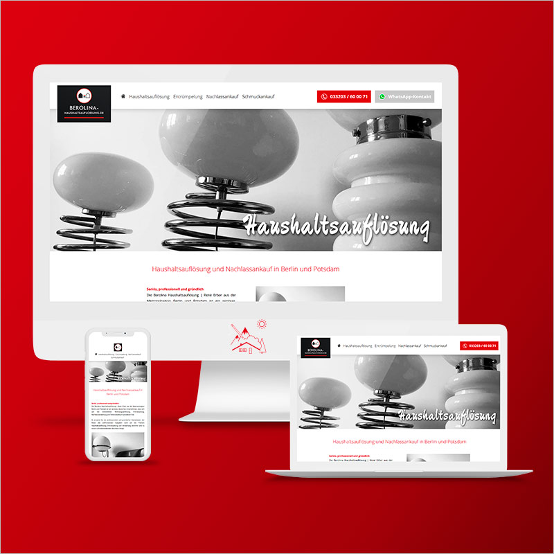 Referenz Internetseite der Werbeagentur und Kreativagentur Liechtenstein