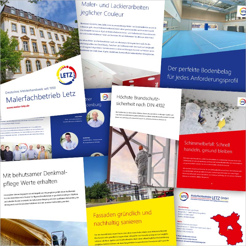Referenz Grafikdesign Broschüre der Werbeagentur und Kreativagentur Liechtenstein
